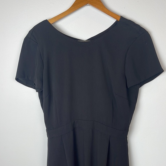 J Crew Open Back Drapy Wide Leg Jumpsuit - Picture 4 of 15